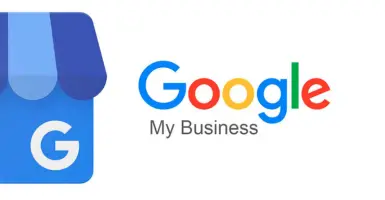 El logo de Google My Business, que presenta el logo de Google en sus colores distintivos: azul, rojo, amarillo y verde.