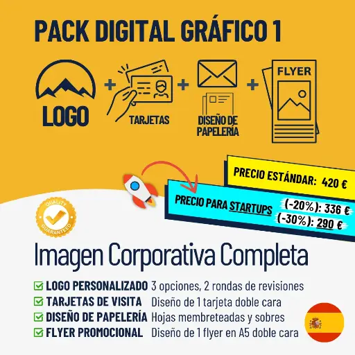 Pack Digital Gráfico 1: Imagen Corporativa Completa